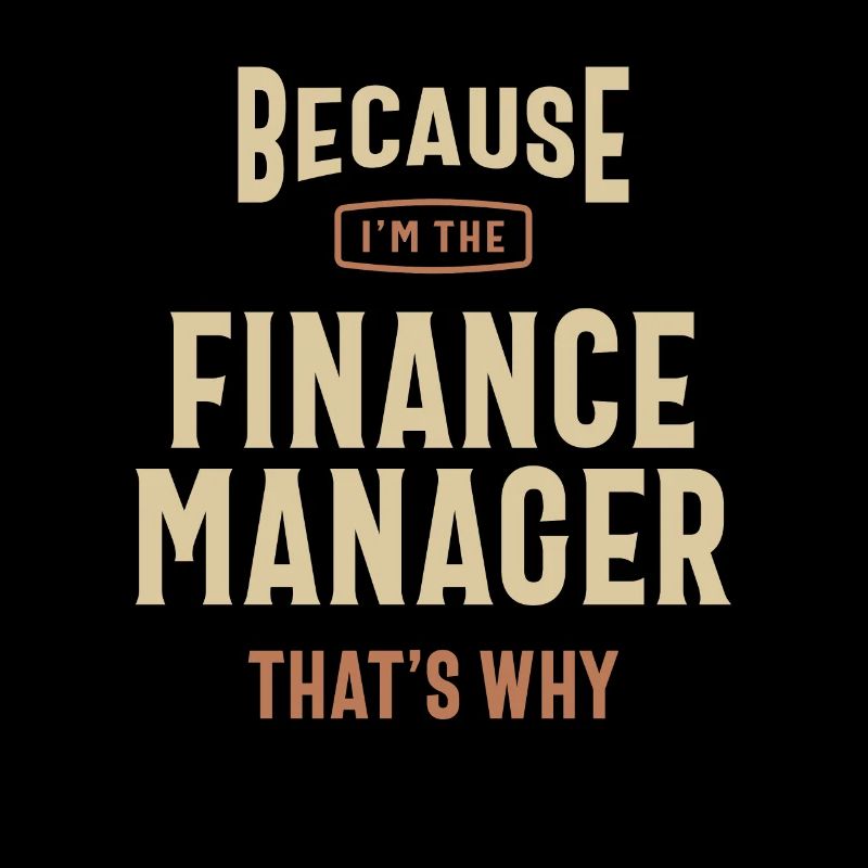 Finanzmanager Job Beruf Geburtstagsarbeiter