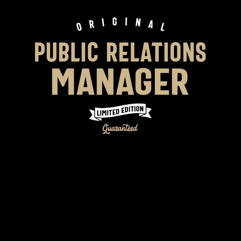 Public Relations Manager Funny Job Title