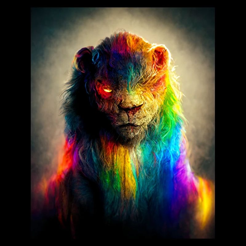 Rainbow Lion