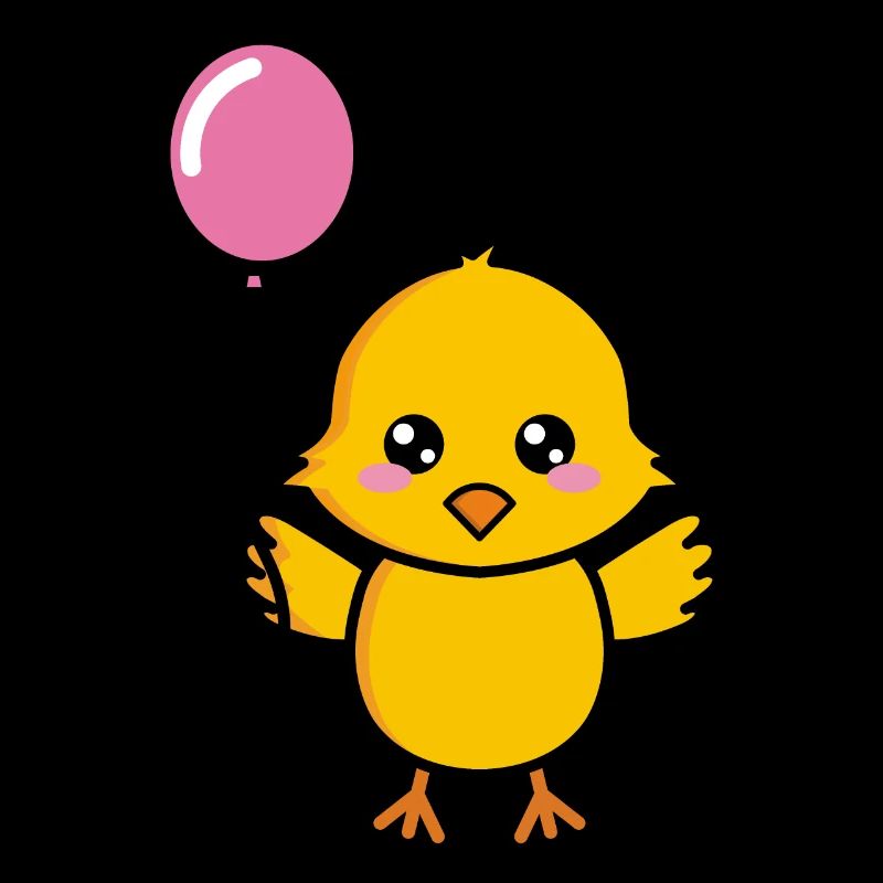 Chick Cute Birthday Balloon