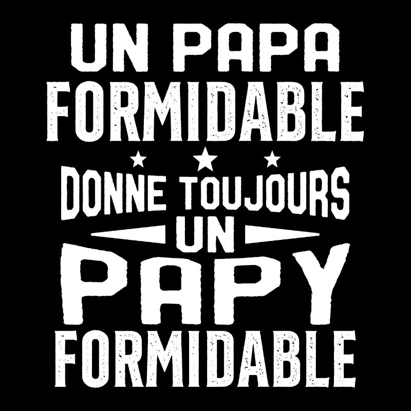 Un papa formidable donne Papy Cadeau formidable