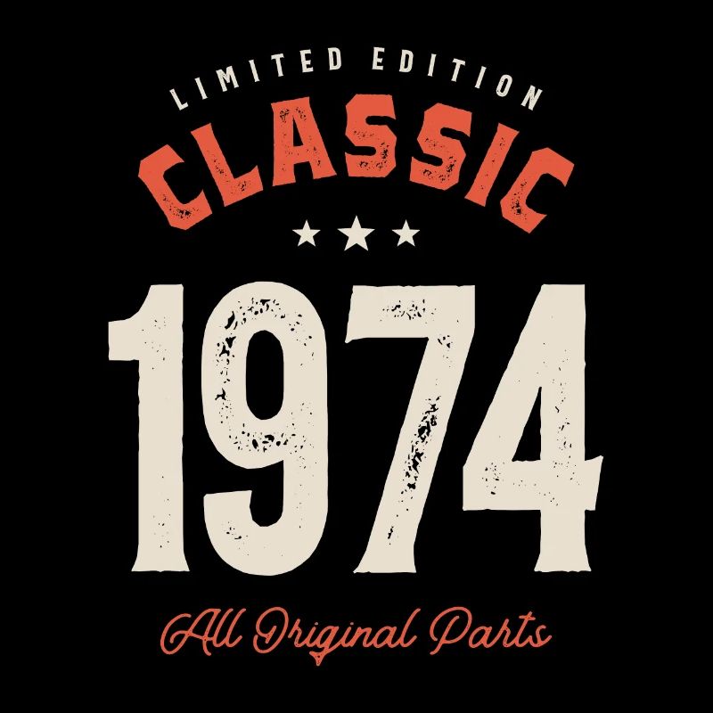 Classic 1974 - 48th Birthday Vintage