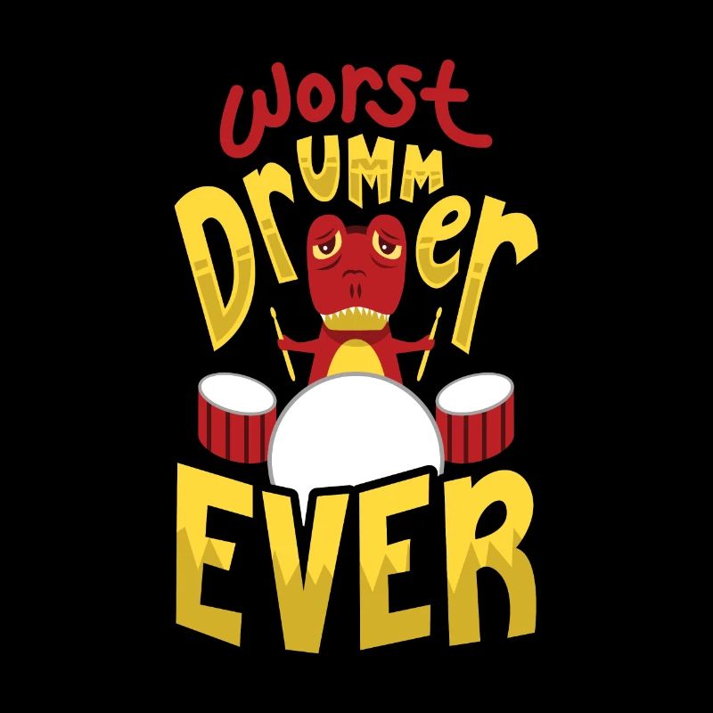 Der Schlechteste Schlagzeuger Dinosaurier Trex