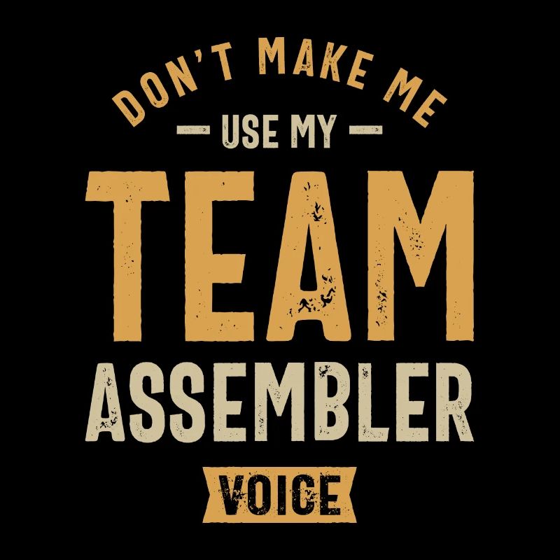Team Assembler Job Beruf Geburtstagsarbeiter
