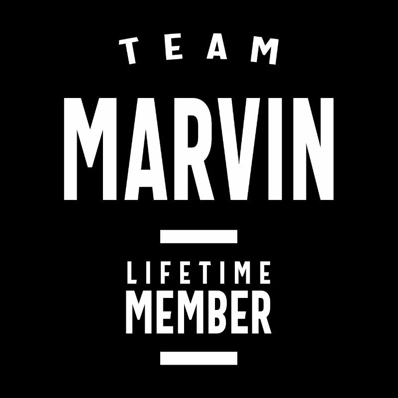 Team Marvin Lifetime Member Personalisierter Name