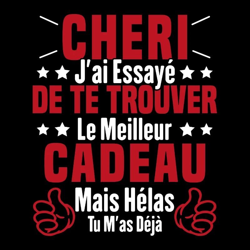 Chéri Saint Valentin Amour Couple Humour
