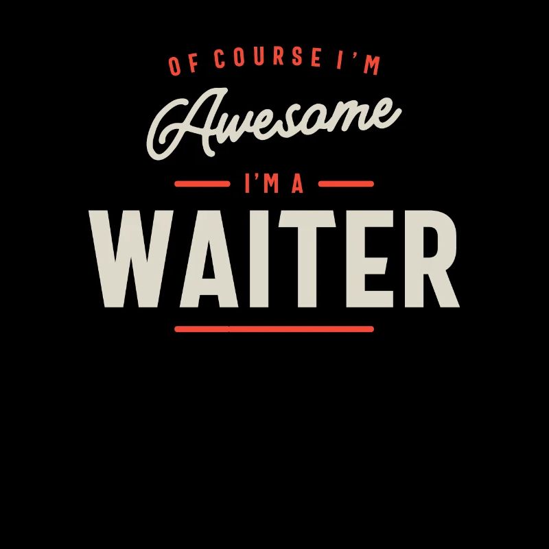 Kellner Beruf Geburtstagsarbeiter