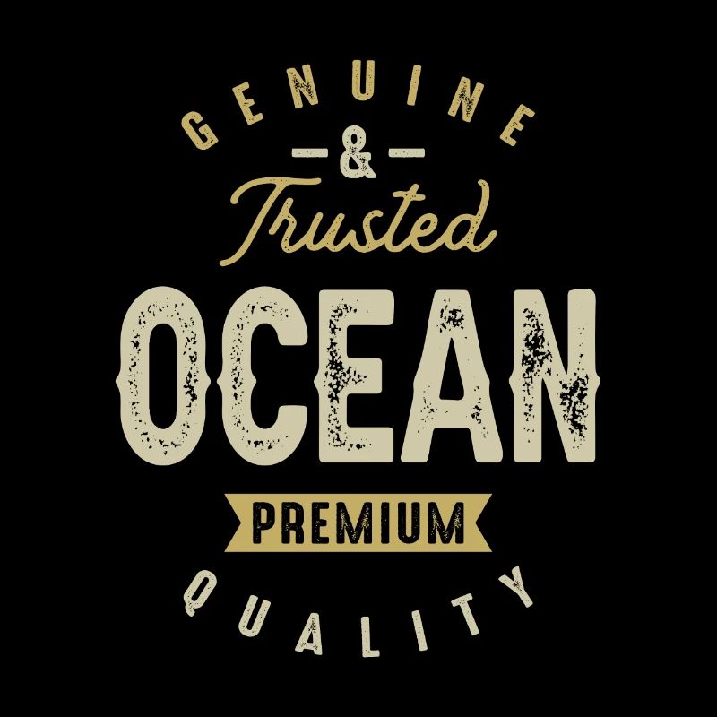 Genuine Ocean Funny Personalized Name