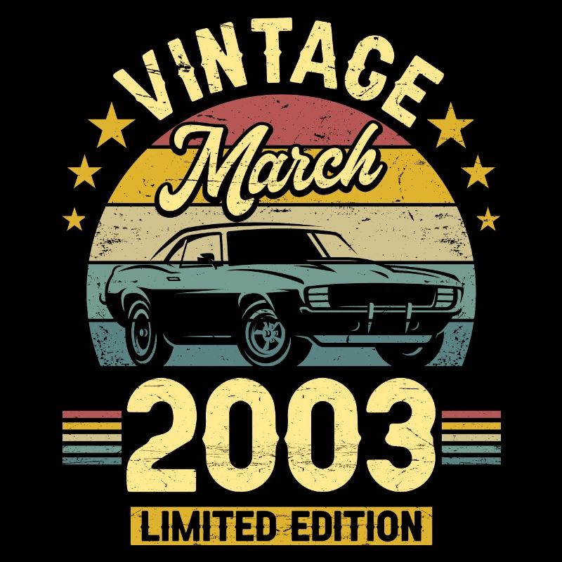 Vintage Mars 2003 20 Ans Anniversaire
