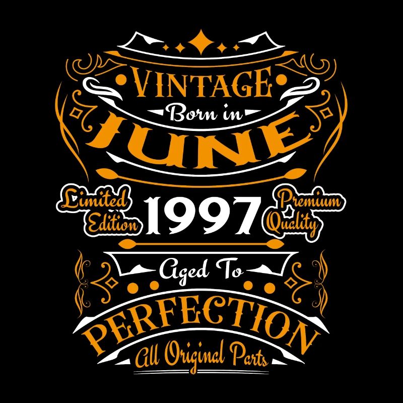 Juni 1997 Retro Vintage Geburtstagsgeschenk