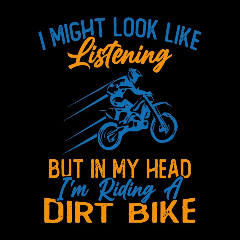 In my head I ride a motorcycle / Humor Motorcycle
