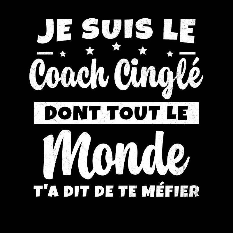 Coach Cinglé Humour Coaching Sportif Cadeau