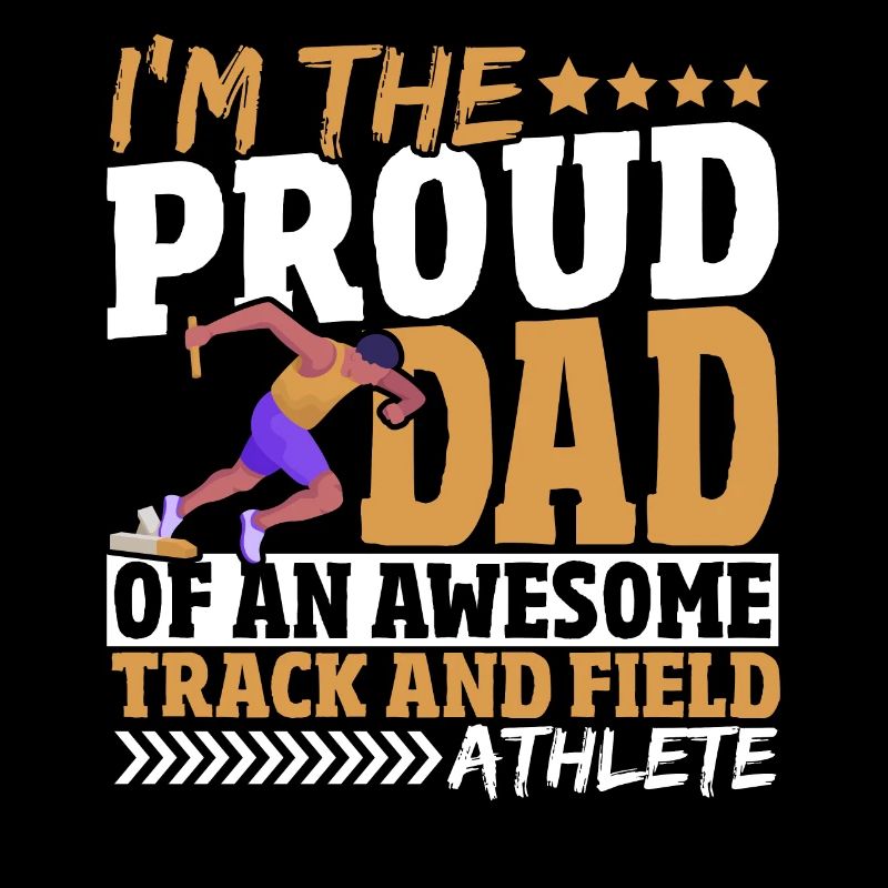 Stolzer Vater eines fantastischen Leichtathleten