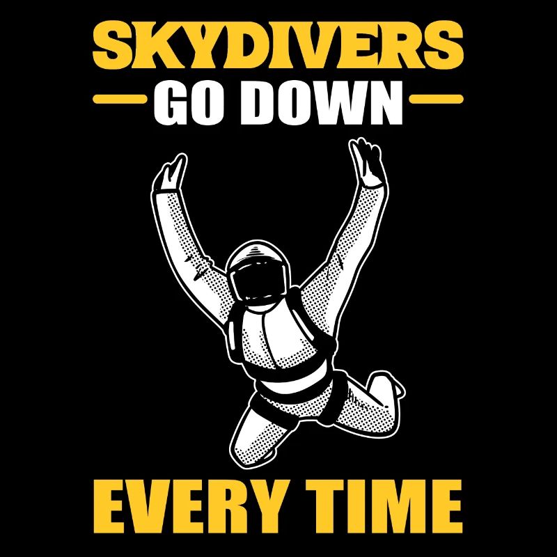 Skydivers Go Down Every Time Skydiving Parachuting