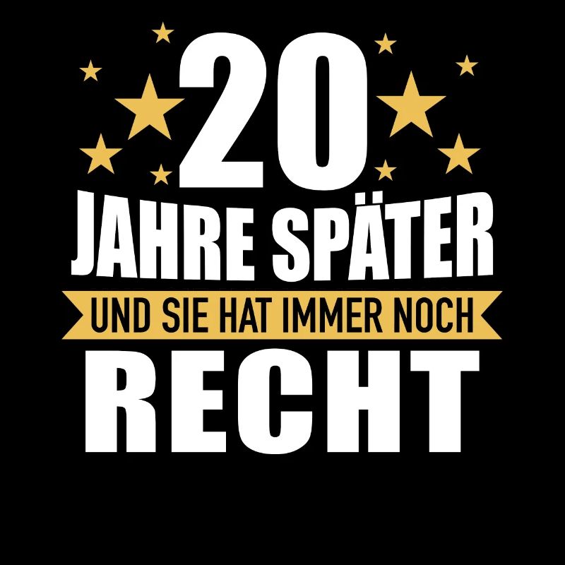 20 Hochzeitstag Jahrestag Ehemann Ehefrau