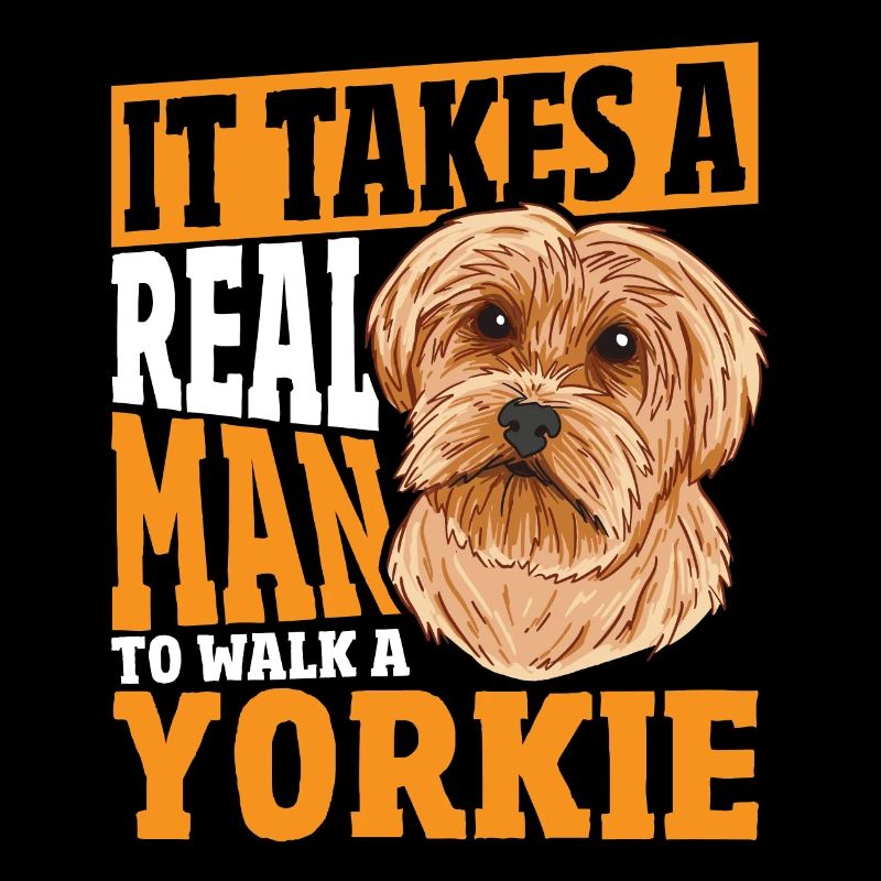 Yorkshire Terrier-Besitzer: Nur ein echter Mann