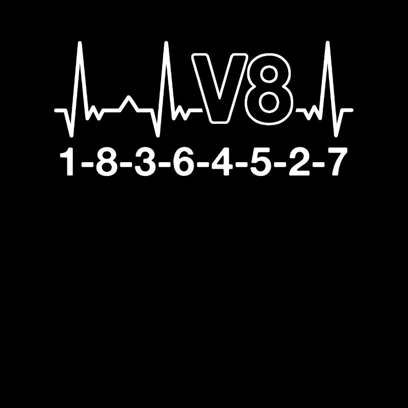 V8 Engine 8 Cylinder Displacement Car Tuning Tuner