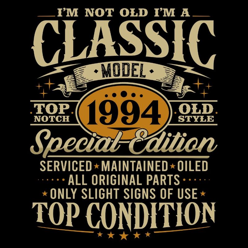 Vintage 1994 classique cadeau d’anniversaire