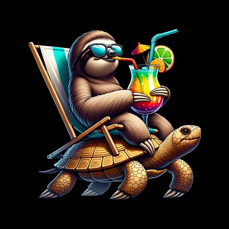 Relaxed Sloth Turtle Cocktail