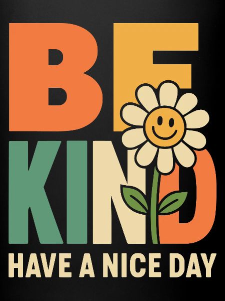 Be Kind Fleur Rétro
