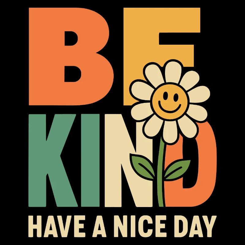 Be Kind Fleur Rétro