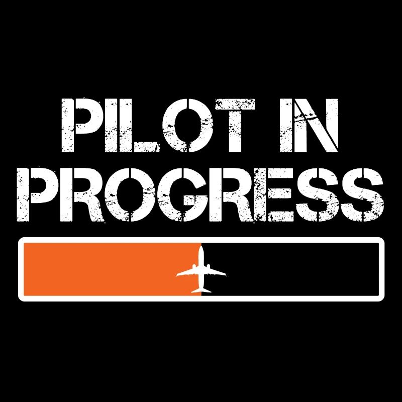 Pilot In Progress Funny Student T-shirt