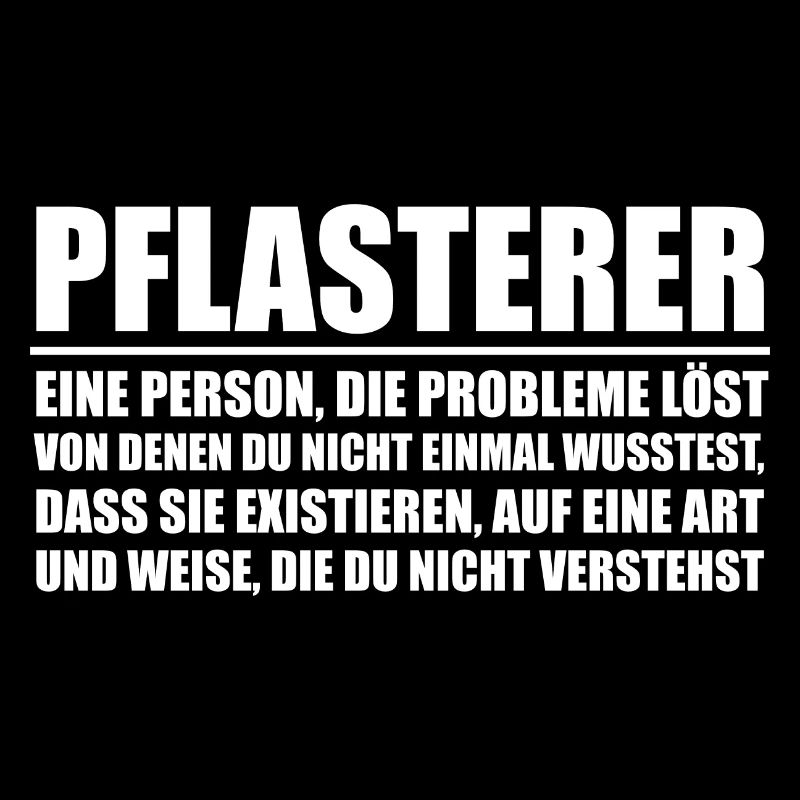 Pflasterer Steinsetzer Geschenkidee Steinleger