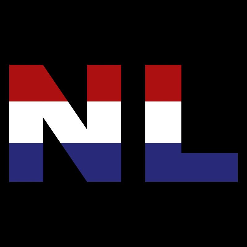 Niederlande Flagge ISO Code NL EU