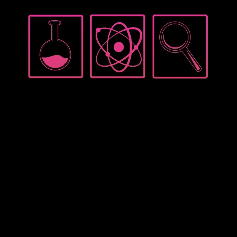 Wissenschaft Glas Atom Chemiker Lupe Geschenkidee