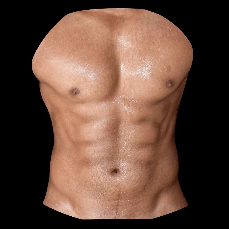 Oberkörper Bauchmuskel Sixpack nackt Geschenk