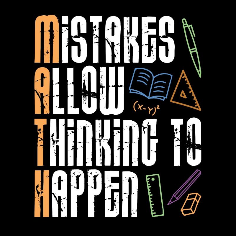 Math school mathematics study formula gift