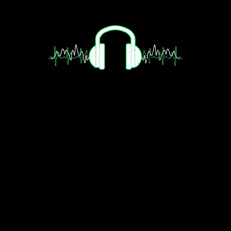 Edm Rave Heartbeat EKG Kopfhörer Geschenk