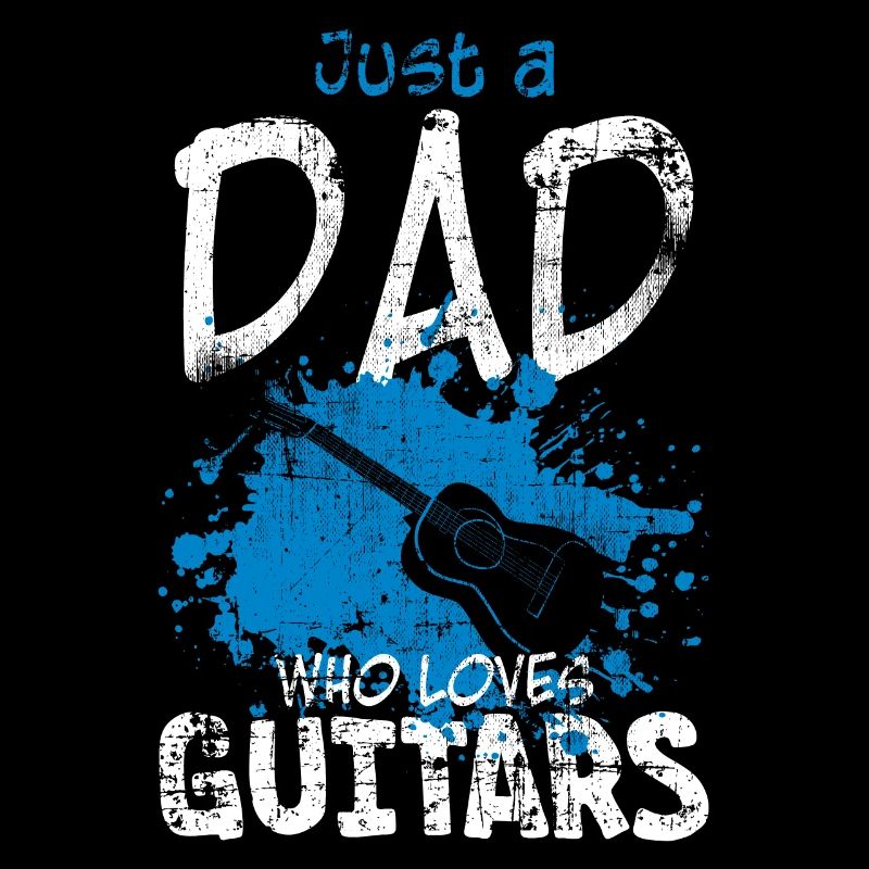 Guitariste papa guitare