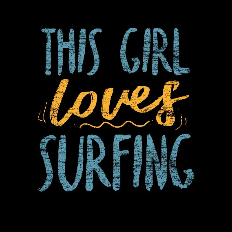 Surfergirl Surfer Mädchen