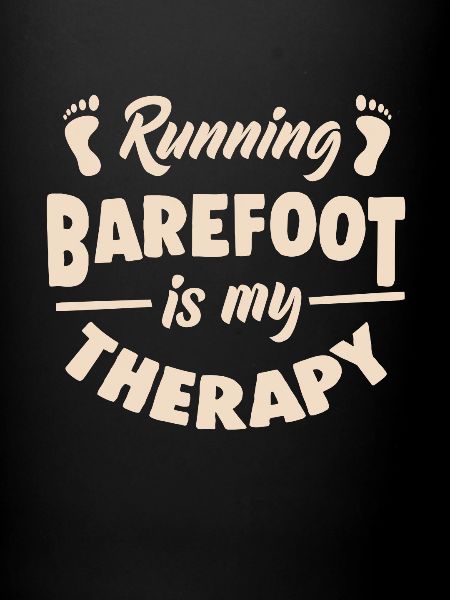 Barefoot running runner