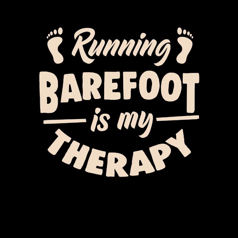 Barefoot running runner