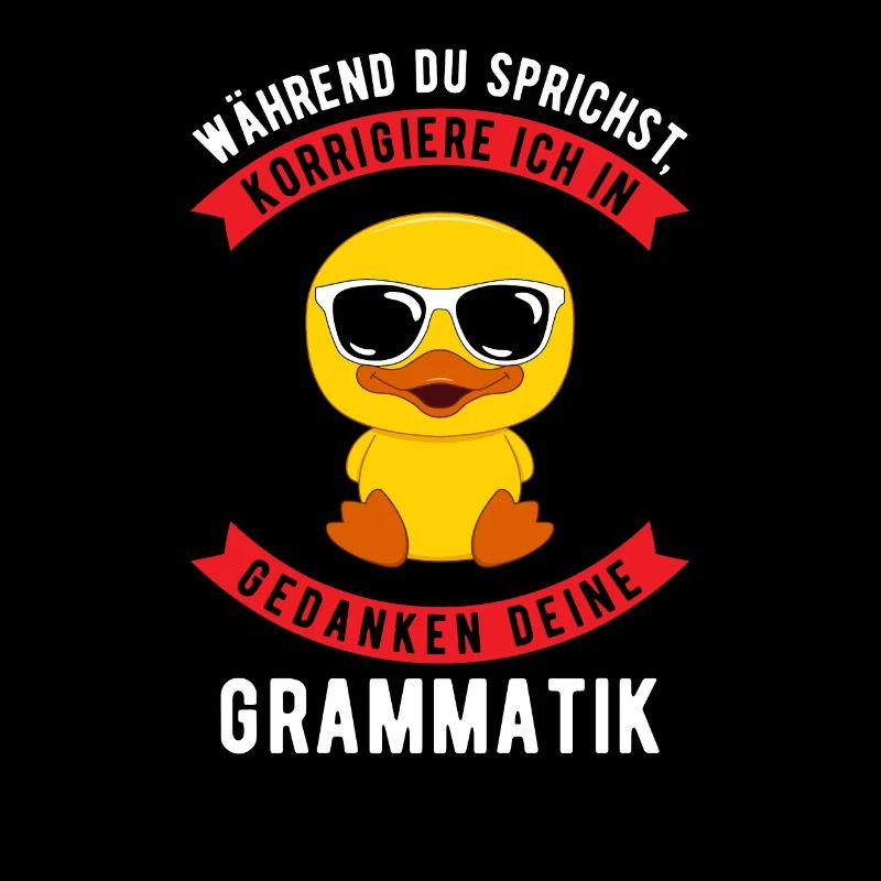Während du sprichst korrigiere ich deine Grammatik