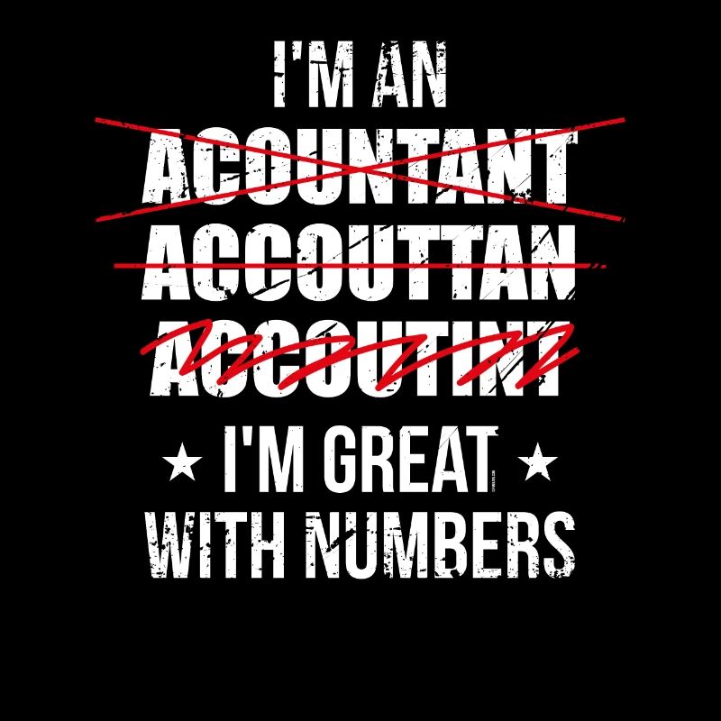 Comptable grand avec des chiffres