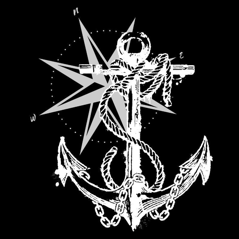 Anker compass design maritime nautical