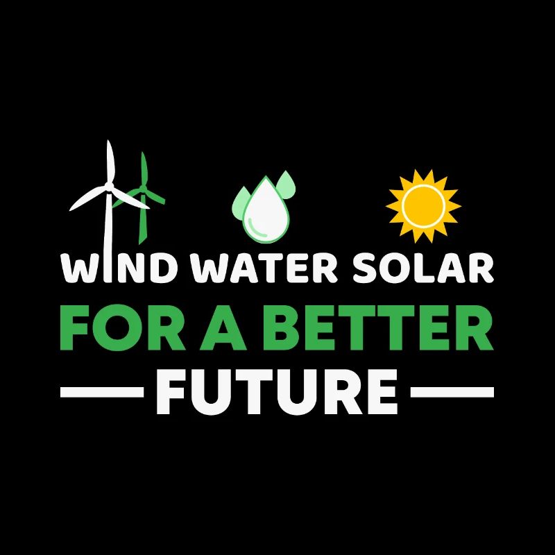 Wind, water, solar - for a better future