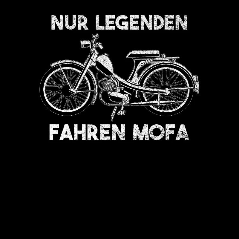 Mofa Moped Roller Zweirad Mokick Spruch Biker