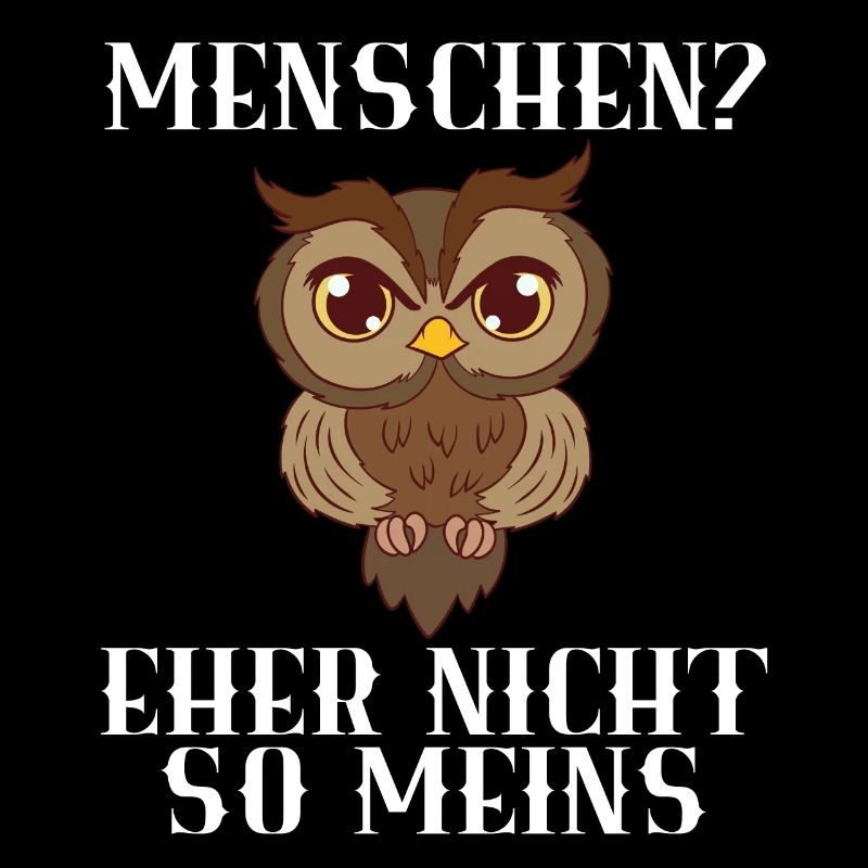 Eulen Nachtvogel Vögel Menschen Eher Nicht So
