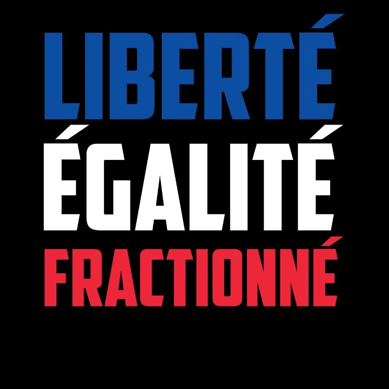 Liberté égalité fractionné - Devise entraînement