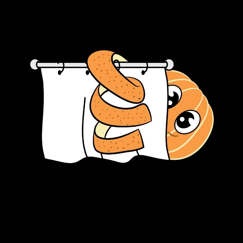 Naked tangerine while showering an orange without