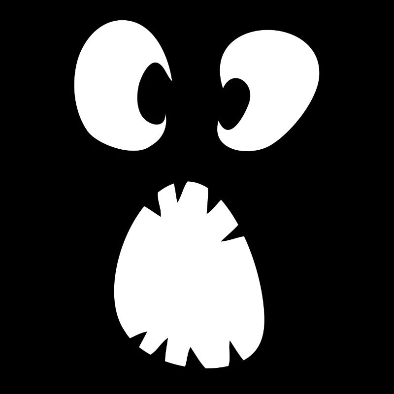 Cute Spooky Halloween Face Present