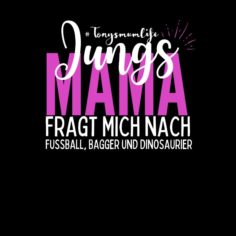 JungsMama Fussball Bagger Dinosaurier Geschenk