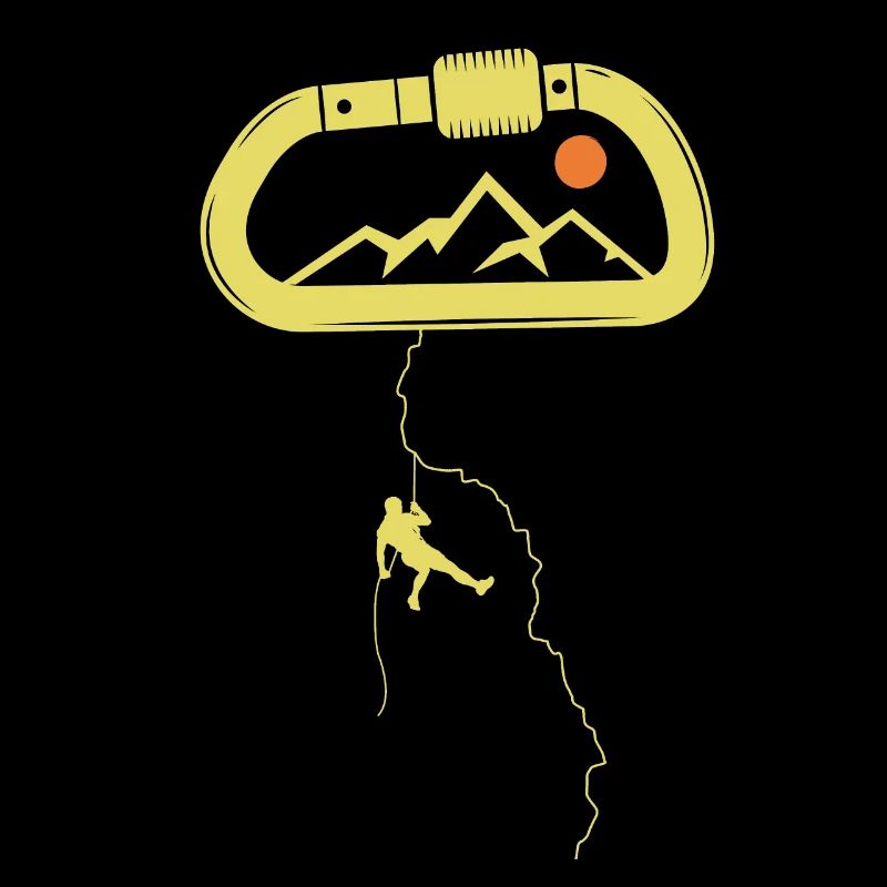 Alpinisme, escalade, escalade de mousquetons rochers