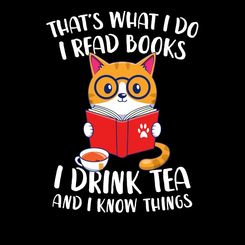 Bücher Lesen Leseratte Bücherwurm Lesefan Tee