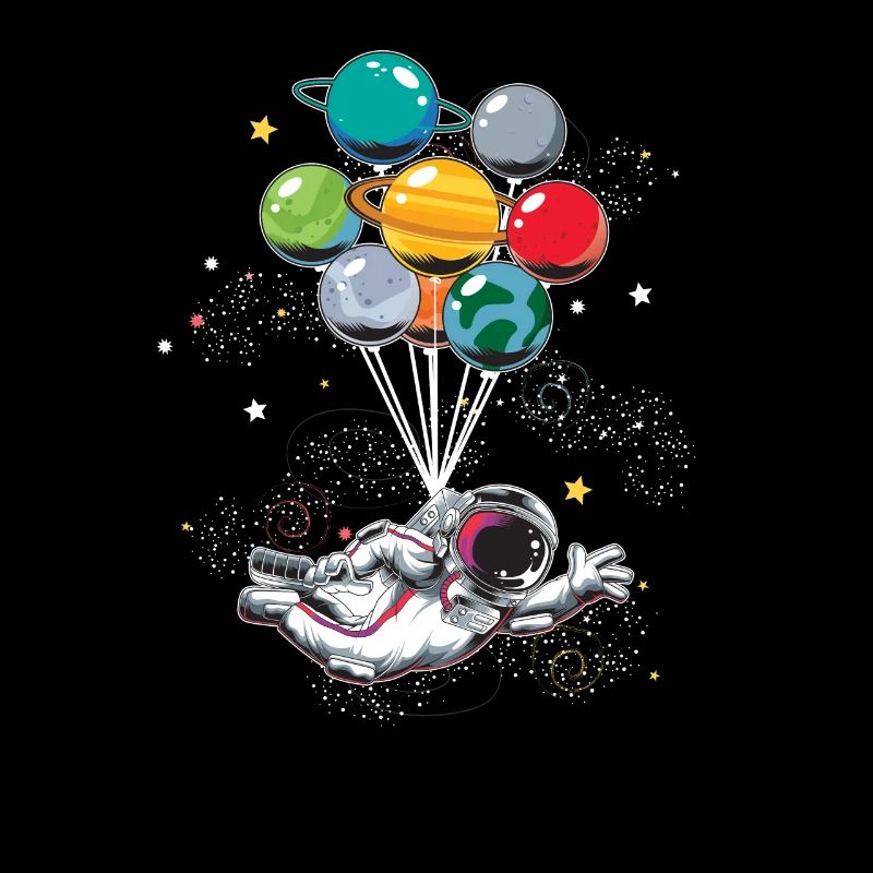 Balloon Planets Kids Astronaut Space