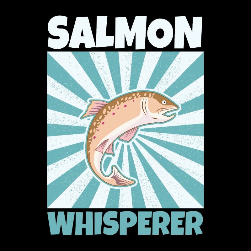 Salmon Whispered Fish Fish Anglen